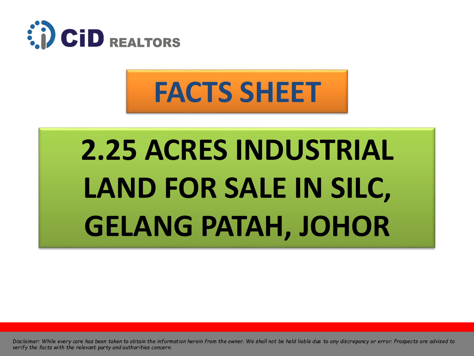 SILC Gelang Patah 1.5 Storey Detached Factory β Hartanow